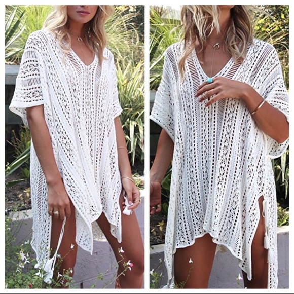 Other - Off-white Crochet Beach Coverup